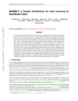 MaMMUT: A Simple Architecture for Joint Learning for MultiModal Tasks