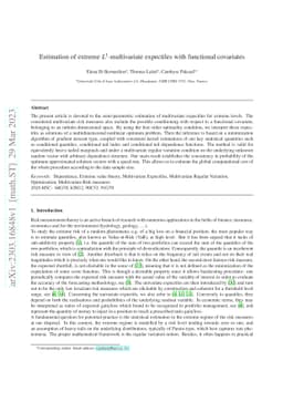 Estimation of extreme $L^1$-multivariate expectiles with functional
  covariates