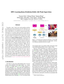 DPF: Learning Dense Prediction Fields with Weak Supervision