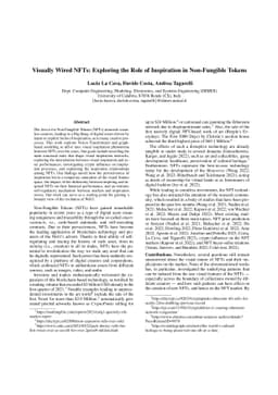 Visually Wired NFTs: Exploring the Role of Inspiration in Non-Fungible Tokens