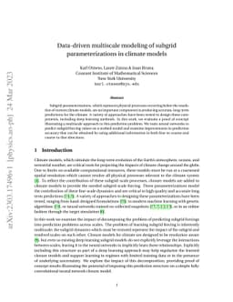 Data-driven multiscale modeling for correcting dynamical systems