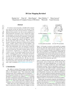 3D Line Mapping Revisited