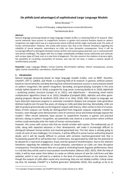 On pitfalls (and advantages) of sophisticated large language models