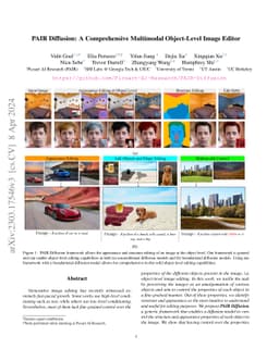 PAIR-Diffusion: A Comprehensive Multimodal Object-Level Image Editor