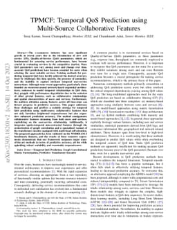 TPMCF: Temporal QoS Prediction using Multi-Source Collaborative Features