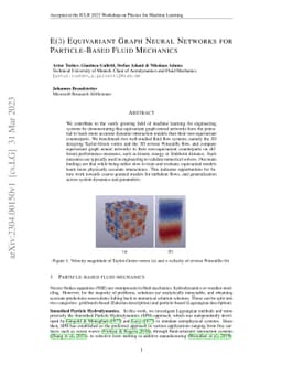 E($3$) Equivariant Graph Neural Networks for Particle-Based Fluid
  Mechanics