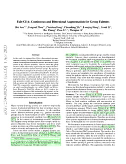 Fair-CDA: Continuous and Directional Augmentation for Group Fairness