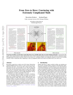 From Zero to Hero: Convincing with Extremely Complicated Math