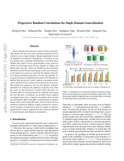 Progressive Random Convolutions for Single Domain Generalization