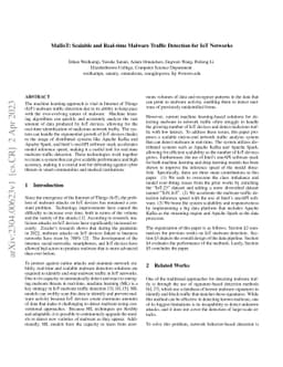 MalIoT: Scalable and Real-time Malware Traffic Detection for IoT
  Networks
