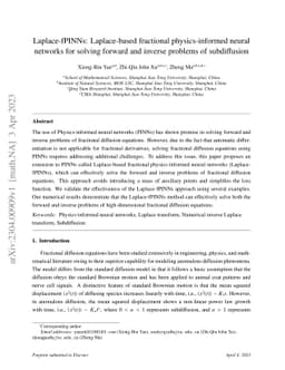 Laplace-fPINNs: Laplace-based fractional physics-informed neural
  networks for solving forward and inverse problems of subdiffusion