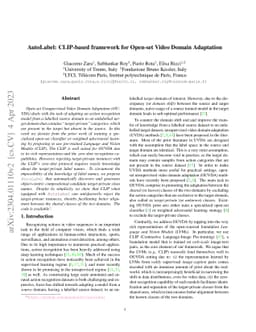 AutoLabel: CLIP-based framework for Open-set Video Domain Adaptation