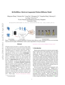 ReMoDiffuse: Retrieval-Augmented Motion Diffusion Model