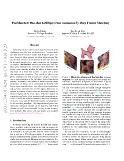 PoseMatcher: One-shot 6D Object Pose Estimation by Deep Feature Matching