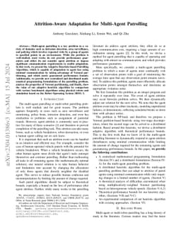 Attrition-Aware Adaptation for Multi-Agent Patrolling