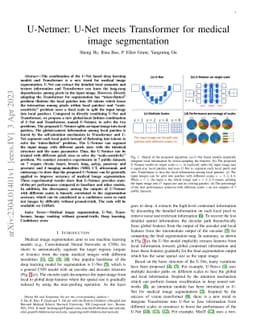 U-Netmer: U-Net meets Transformer for medical image segmentation