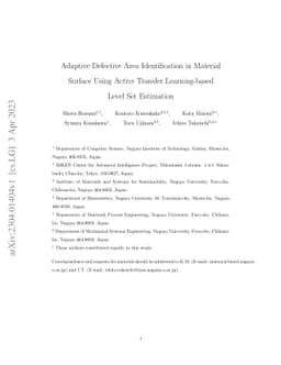Adaptive Defective Area Identification in Material Surface Using Active
  Transfer Learning-based Level Set Estimation