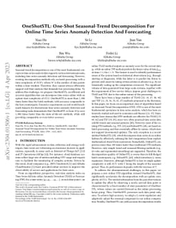 OneShotSTL: One-Shot Seasonal-Trend Decomposition For Online Time Series
  Anomaly Detection And Forecasting