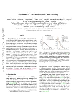 IterativePFN: True Iterative Point Cloud Filtering