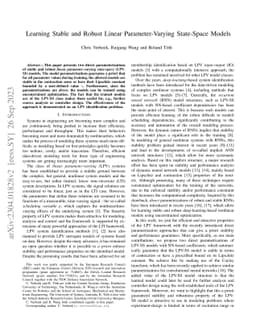 Learning Stable and Robust Linear Parameter-Varying State-Space Models
