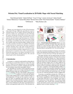 OrienterNet: Visual Localization in 2D Public Maps with Neural Matching