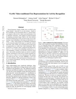 VicTR: Video-conditioned Text Representations for Activity Recognition