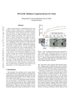 MULLER: Multilayer Laplacian Resizer for Vision