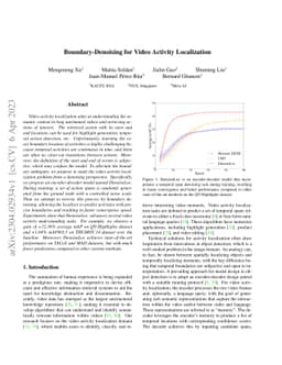 Boundary-Denoising for Video Activity Localization
