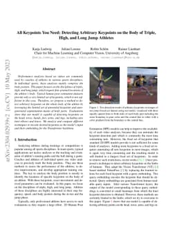 All Keypoints You Need: Detecting Arbitrary Keypoints on the Body of
  Triple, High, and Long Jump Athletes