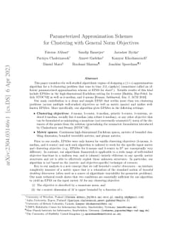 Parameterized Approximation Schemes for Clustering with General Norm
  Objectives