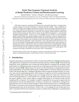 Finite Time Lyapunov Exponent Analysis of Model Predictive Control and
  Reinforcement Learning
