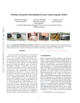 Probing Conceptual Understanding of Large Visual-Language Models