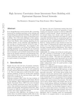High Accuracy Uncertainty-Aware Interatomic Force Modeling with
  Equivariant Bayesian Neural Networks
