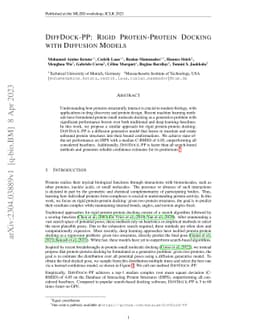 DiffDock-PP: Rigid Protein-Protein Docking with Diffusion Models