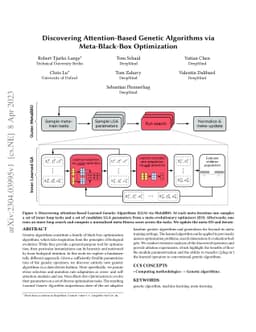 Discovering Attention-Based Genetic Algorithms via Meta-Black-Box
  Optimization