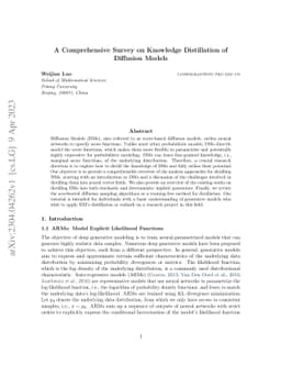 A Comprehensive Survey on Knowledge Distillation of Diffusion Models