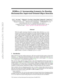 H2RBox-v2: Incorporating Symmetry for Boosting Horizontal Box Supervised
  Oriented Object Detection