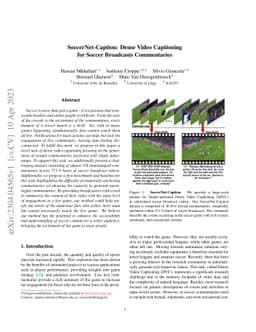 SoccerNet-Caption: Dense Video Captioning for Soccer Broadcasts
  Commentaries