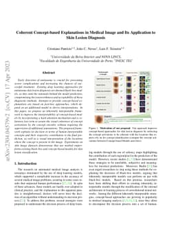 Coherent Concept-based Explanations in Medical Image and Its Application
  to Skin Lesion Diagnosis