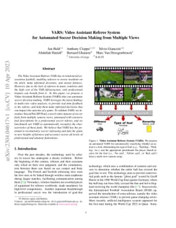 VARS: Video Assistant Referee System for Automated Soccer Decision
  Making from Multiple Views