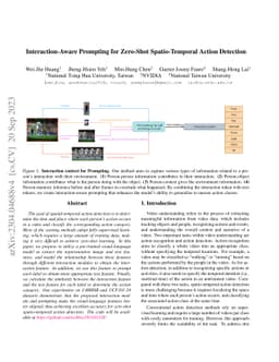 Interaction-Aware Prompting for Zero-Shot Spatio-Temporal Action
  Detection