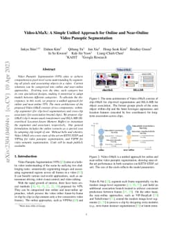 Video-kMaX: A Simple Unified Approach for Online and Near-Online Video
  Panoptic Segmentation