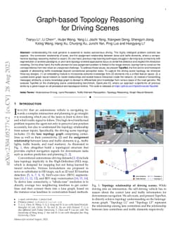 Graph-based Topology Reasoning for Driving Scenes