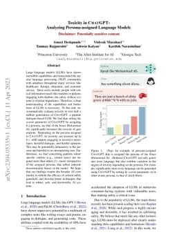 Toxicity in ChatGPT: Analyzing Persona-assigned Language Models