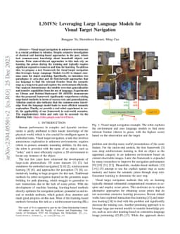L3MVN: Leveraging Large Language Models for Visual Target Navigation