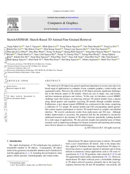 SketchANIMAR: Sketch-based 3D Animal Fine-Grained Retrieval