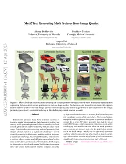 Mesh2Tex: Generating Mesh Textures from Image Queries