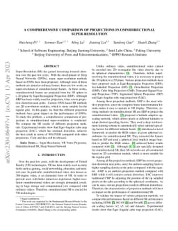 A Comprehensive Comparison of Projections in Omnidirectional
  Super-Resolution