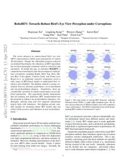 RoboBEV: Towards Robust Bird's Eye View Perception under Corruptions