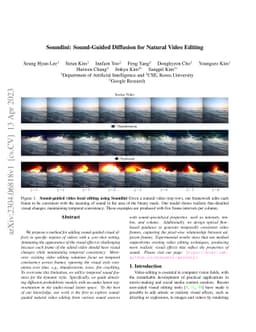 Soundini: Sound-Guided Diffusion for Natural Video Editing
